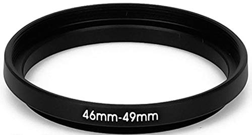 STEP UP 46-49MM ANELLO ADATTATORE 46MM-49MM ADAPTER RING 46MM 49MM 46-49 46 49 MM OBIETTIVO LENS COMPATIBILE CON NIKON CANON FUJIFILM SONY OLYMPUS PANASONIC SIGMA TAMRON TOKINA