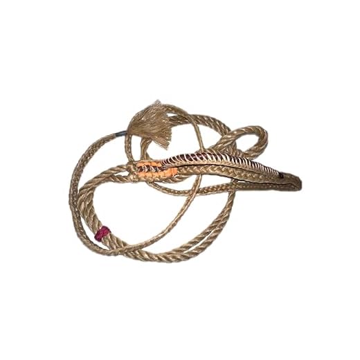 Junior Bull Rope LH 10.6 ft | Full Leather Handmade Riding Rope | Small to Medium Calf | FCBR