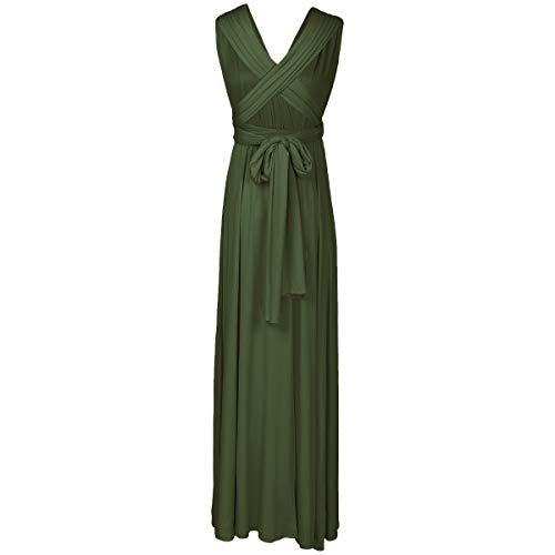 Image of Women Transformer Hi Low Evening Long Prom Dress Halter Convertible Multi Way Spaghetti Strap Wedding Cocktail Maxi Gown