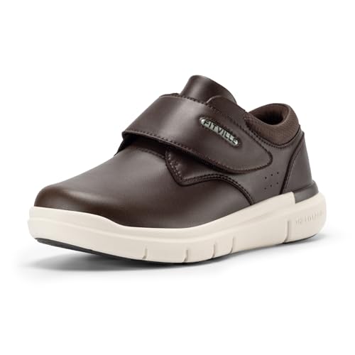 FitVille Sapatos masculinos para diabéticos, extra largos, sem cadarço, sapatos Oxford de couro para