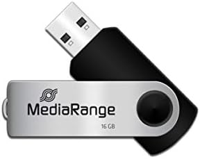 MediaRange MR910 Flexi USB Stick 16GB 18MB/s USB 2.0 black-silver