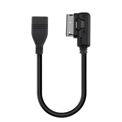 Câble Adaptateur d'Interface Audio USB – Adaptateur d'Interface Musicale pour A1 A2 A3 A4 A5 A6 S6 A8 S8 R8 Q3 Q5 Q7 A6L A4L A8L S5 TT – Câble Audio de...