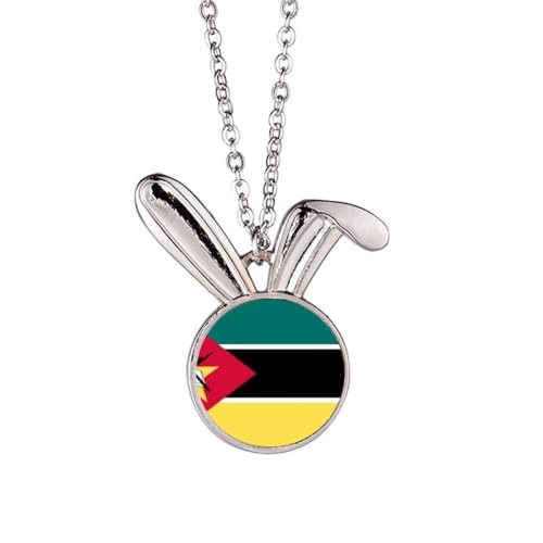 Collier drapeau Mozambique afcountry cadeau idéal anniversaire et célébration nationale