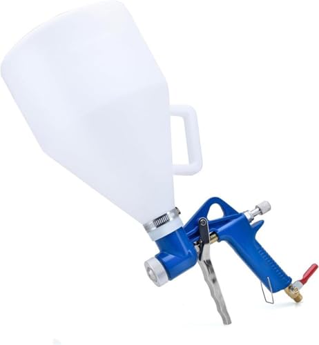 NEIKO 31227A Drywall Texture Sprayer Air Texture Gun with 1.2 Gallon Hopper Gun 3 Nozzles: 4 mm 6 mm 8 mm Stucco Mud or Popcorn on Walls and Ceiling Knockdown Spray Gun with Handle