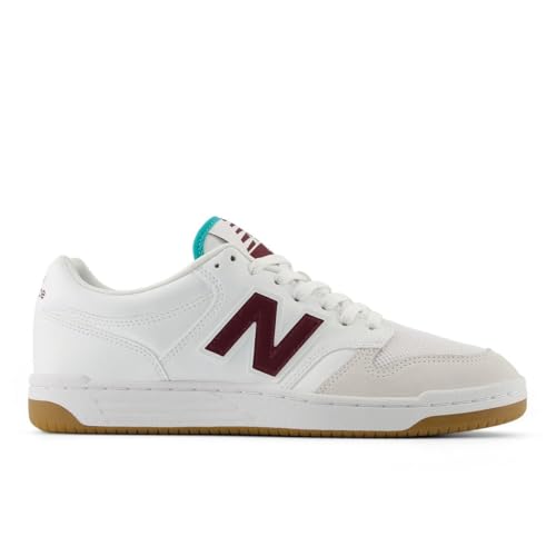 New Balance Tenis 480 para Hombre, Negro/Blanco, 44 EU