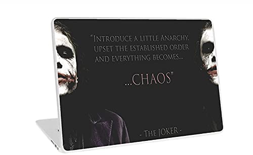 Image of Galaxsia Chaos The Joker Vinyl Laptop Skin Sticker Cover Decal Protector Fits for All Laptop Brand Models of Size 15.6 Inches.