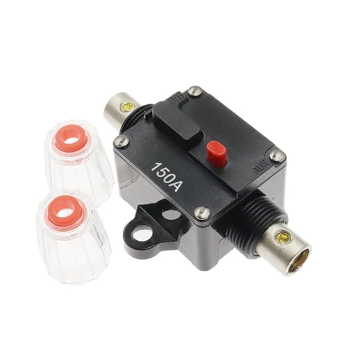Disyuntor de 150A para audio de coche con portafusibles autorrestaurador de 12V a 48V 2