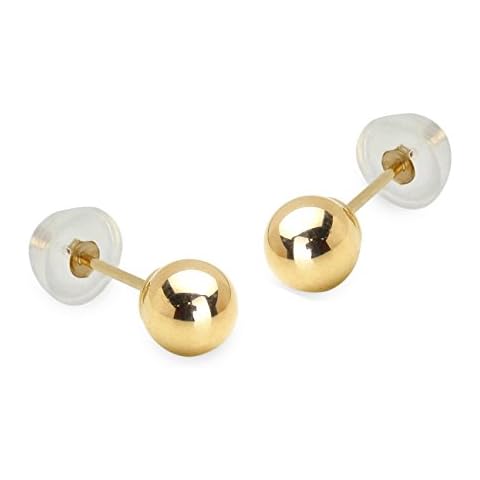 Lovearing 14k Gold Ball Stud Earrings Cover
