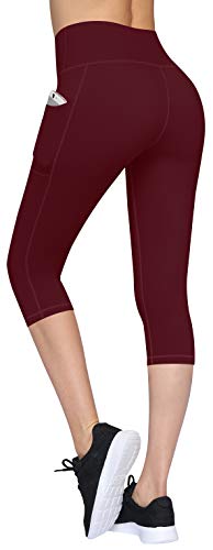 Image of Fengbay High Waist Yoga Pants, Pocket Yoga Pants Tummy Control Workout Running 4 Way Stretch Yoga Leggings