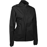Sun Mountain Women's Monsoon Waterproof Golf Rain Jacket Black M