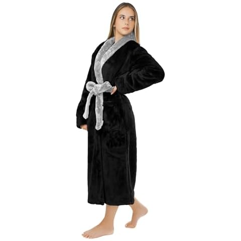 LEBENGOOD Robe de Chambre Femme Hiver Cover