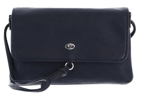 TOM TAILOR Luna Damen Überschlagtasche Umhängetasche Klein Blau