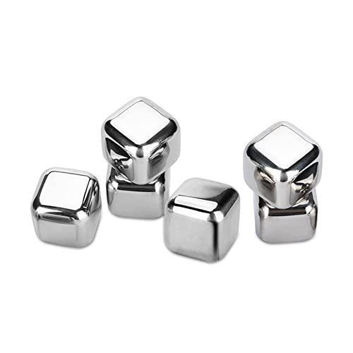 Whiskey Stones cubos de hielo reutilizables de acero inoxidable miniatura 1