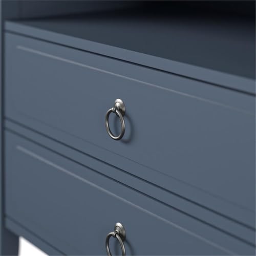 Novogratz Her Majesty 2 Drawer Nightstand, Blue - Image 10