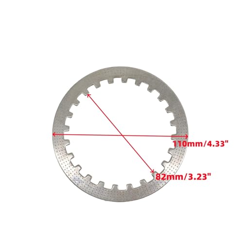 Plaque d'embrayage acier CB125 idéale pour restaurer votre moto