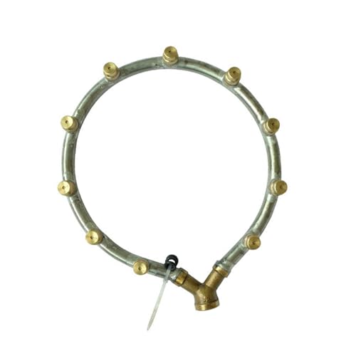 JUYAXIN Boquilla pulverizadora multifuncional de alta presión, 10 puntas desmontables, acero inoxidable industrial, para sistemas de riego al aire libre, pulverizador multiusos para exteriores