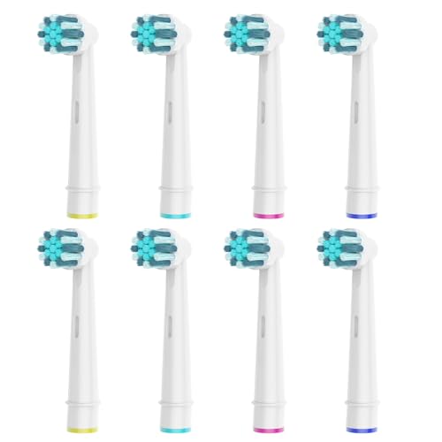 8pcs Kids Replacement Heads Compatible with Braun Oral B Kids Electric Toothbrush Ultra Soft Bristles