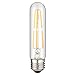 Sunlite 80612 LED Filament T10 Tubular Light Bulb, 6 Watts (40W Equivalent), 460 Lumens, Medium E26 Base, Dimmable, 128 mm, 85 CRI, ETL Listed, 2200K Amber, 1 Pack