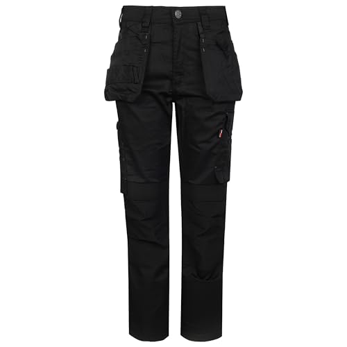 TuffStuff Mens Work Trouser 715 Proflex Work Trouser Black 36W UK