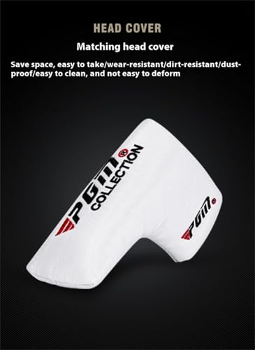 Rechte Hand Golf Blade Putter 34 Zoll Stahlschaft, 3 Grad Loft für Männer Frauen, beinhaltet Kopfbedeckung, Präzision Putting Club für Erwachsene