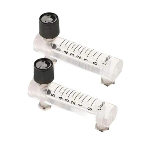 Débitmètre oxygène 0-5LPM LZQ-3 rotamètre gaz connecteur 93mm