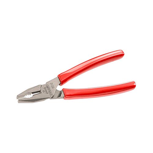 Facom 187A.16G Universelle pinces avec poignée en PVC sculptée, Rouge, 160 mm