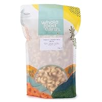 Wholefood Earth Organic Cashew Nuts Whole – 1 kg | Raw | GMO Free | Vegan | High Fibre | Source of Protein | Certified Organic