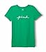 Victoria's Secret Women's Short Sleeve T-Shirt, Women T Shirt, Logo Green, M