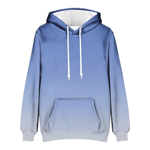 Graphic Hoodies for Men Streetwear Fleece Lined Gradient Novelty Pullover Hoodie Long Sleeve Sweatshirt with Pocket 2025