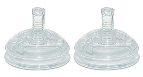 Image of Straw Top Nipples for Comotomo Baby Bottle and Mason Baby Bottles (2-Pack) | Food Grade Silicone | BPA-Free | Spill-Proof (Straw Top)
