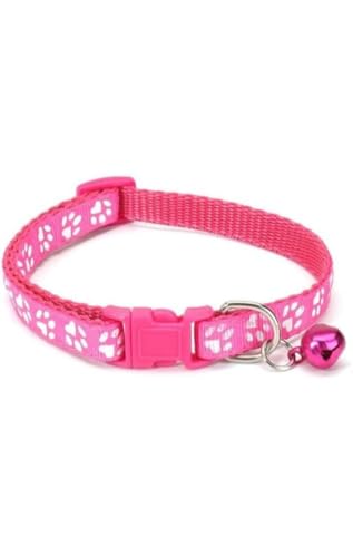 Coleira para Gatos e Cães de Pequeno Porte com Sininho Guizo Ajustável