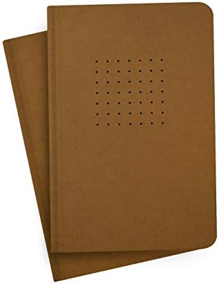 FACTOR NOTES Notebooks Pack of 2: A5 Sized, 90 GSM, Journal Diary(Kraft/Plain)