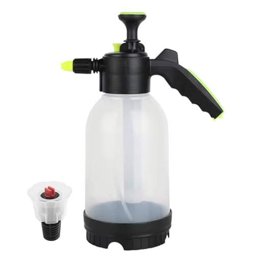 Image of Neptune Simplify Farming 2 Liter Hand Pressure Spray Bottle | Snow Foam Pump Sprayer with 2 Nozzles | Multipurpose for Garden Watering, Car Wash, Plant Care, Home & Outdoor Cleaning