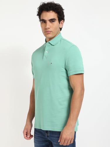 Image of Tommy Hilfiger Men's Solid Regular Fit T-Shirt