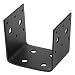 eoere 4 PCS 4x4 Post Bracket, 11 Gauge Half Post Base