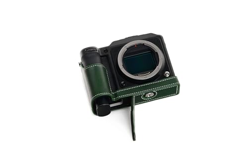 Demi-étui Hasselblad X2D 100C cuir véritable vert protégeant des chocs et rayures