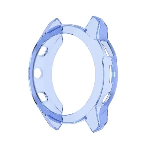 [X] Epix Pro 42mm 47mm 51mm (2) X}[gEHb`p TPU NAP[X Xgbv op[ t[ veN^[ VF Jo[(Blue,For Epix 47mm)