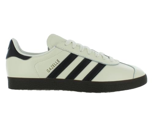 Image of Adidas Gazelle Mens Shoes Size 7, Color: Cream /Brown /Black-White