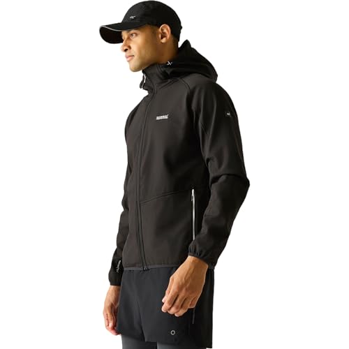 Regatta Chaqueta Arec III Softshell para hombre, repelente al agua y resistente al viento, perfecta para actividades al aire libre, caminatas, senderismo y acampadas