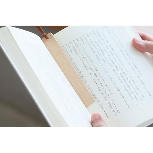 木製しおり スリムタイプ メープル 2本セット