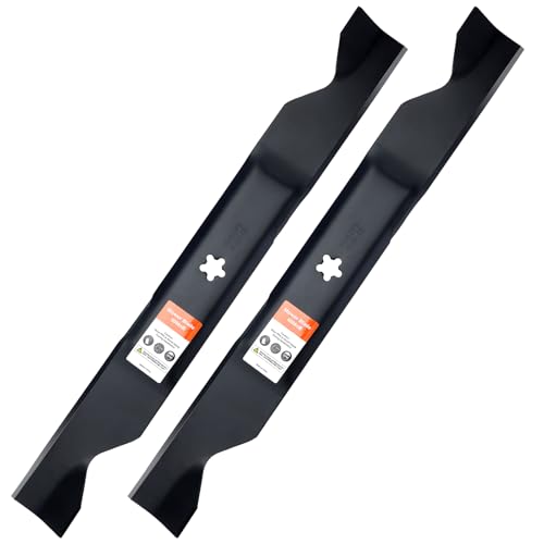 Grasscool YTH22V46 405380 Blades for Husqvarna Z246 YTH20K46 YTH21K46 YTH22K46 YTA22V46 RZ4623 Craftsman 46 inch Zero Turn Riding Mower Replace 405380 532405380 (High Lift)