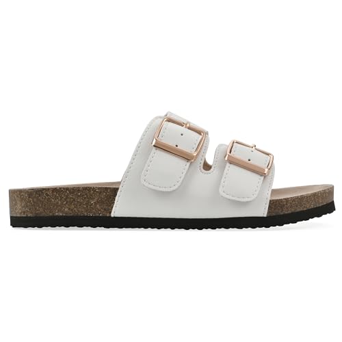 Image of WHITE MOUNTAIN Kids Girls' Helga Slide Footbed Sandal