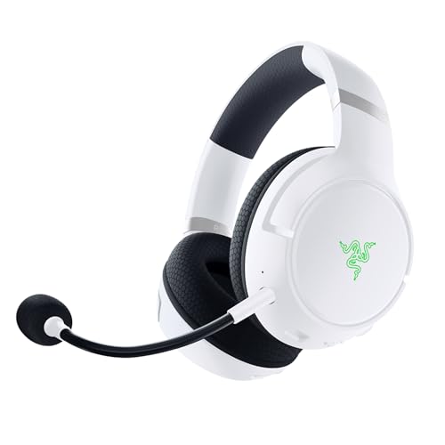 Razer Kaira Pro per Xbox - Cuffie wireless per Xbox Series X e mobile gaming Xbox (Driver TriForce in Titanio da 50 mm, Microfono supercardioide HyperClear, Microfono per Mobile Dedicato) Bianco