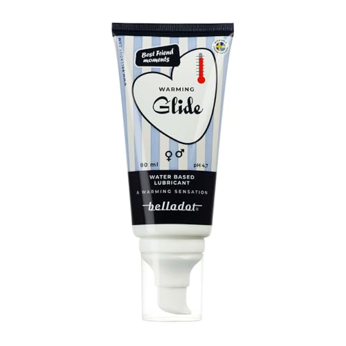 Belladot Lubricante a Base de Agua, Suave para la Piel, Lubricante Natural, Compatible con Condones y Lubricante para el Calentamiento Sexual (80 ml)