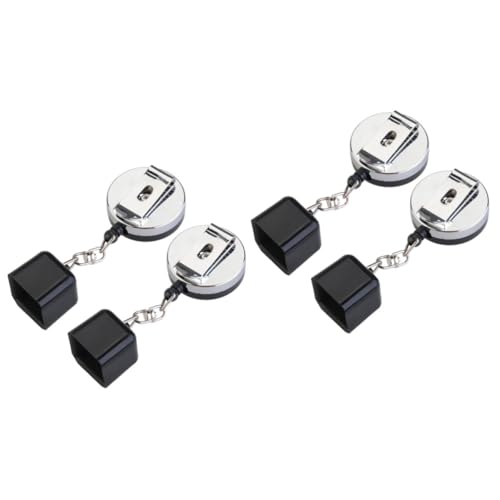 Support de craie rétractable billard avec clips solides en acier pour poche