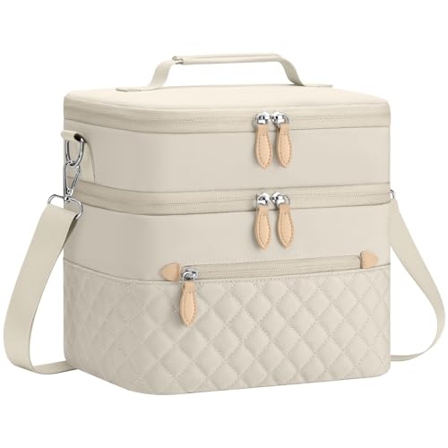 Tenot Insulated Lunch Box for Women Reusabl Double Deck, Leak