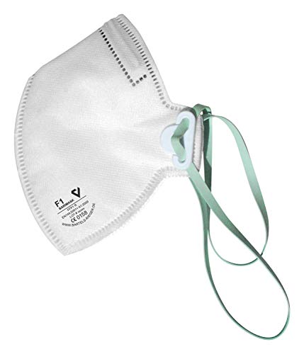 Preisvergleich Produktbild BartelsRieger Atemschutzmaske FFP1 Barimask F1 20 STK. Staubmasken - Faltbare Maske / Mundschutz gegen Staub, Pollen, Viren