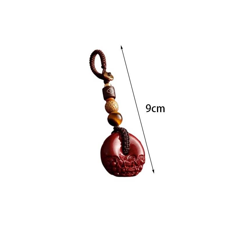 Breloczek do Samochodu Cinnabar Pixiu Peace Buckle Car Keychain Pendant Gift Men And Women To Protect The Of The Charm, Backpack Decoration