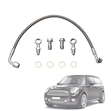 JAVOUKA Turbo Turbocharger Oil Feed Line & Oil Return Line & Gasket Seals Set Fit for Mini Cooper R55 R56 R57 R58 R59 R60 R61 2007-2016# 11657534454, 11658617069, 11427557009