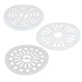 NentMent 3 Pack Portable Washing Machine Spin Dryer Cover Plastic Cap Disc Screen for Portable Washer Twin Tub Mini Washer and Dryer Combo Compact Laundry Machine with Drain Pump Semi-automatic Washer